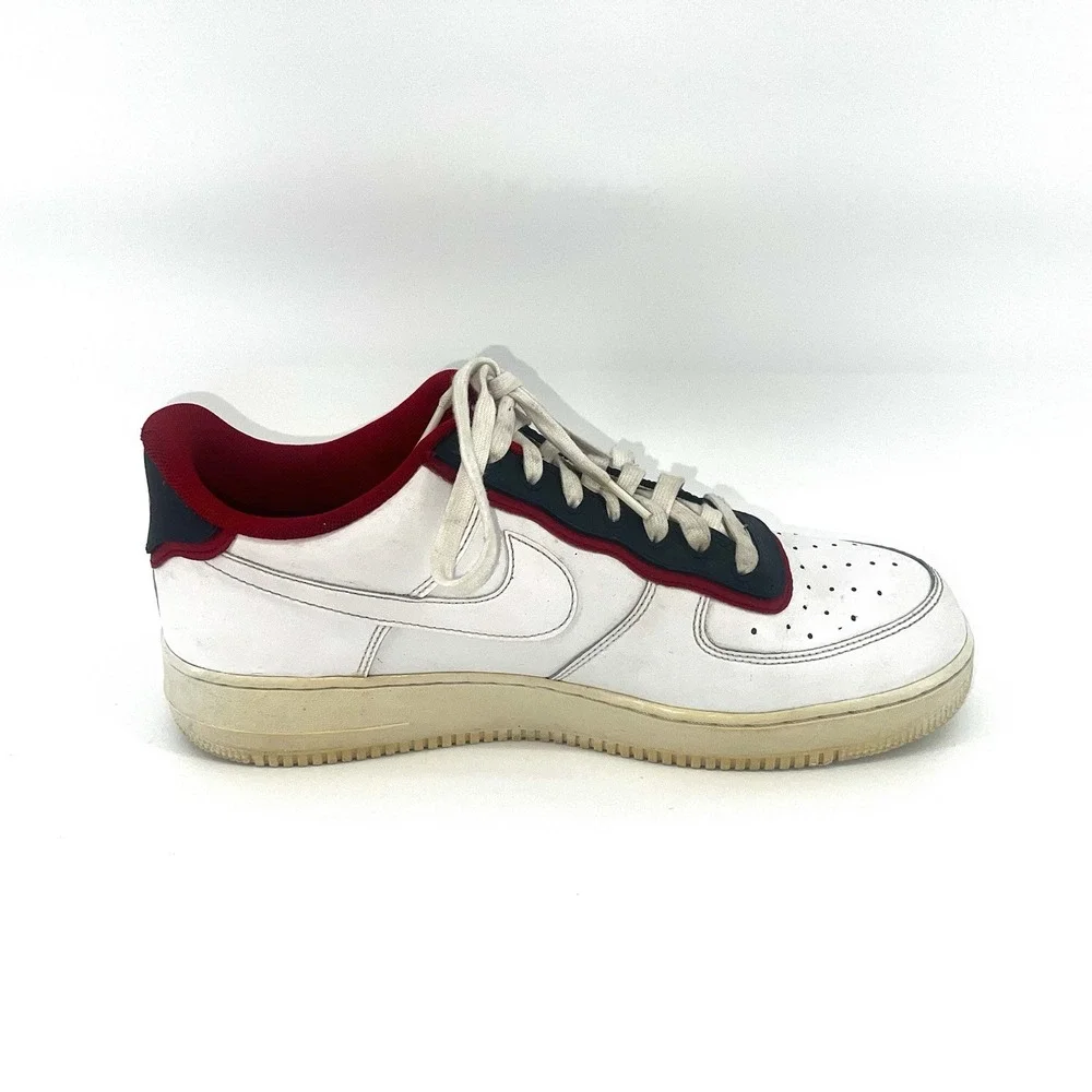 Nike Air Force 1‎ '07 LV8 Double Layer Obsidian Red 2019 Men's Size 13 Sneakers